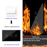 Interruptor Triple Wifi Inteligente Alexa Google Home Wifi