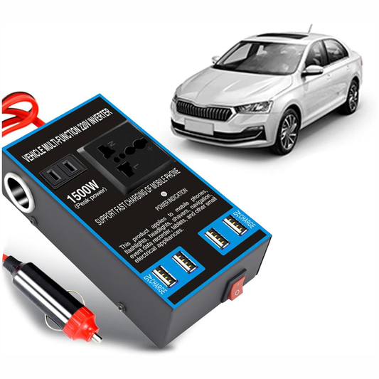 Inversor Convertidor De Corriente 1500w 12v 24v A 220v