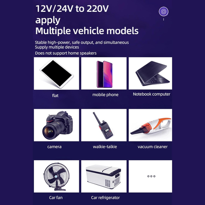 Inversor Convertidor De Corriente 1500w 12v 24v A 220v