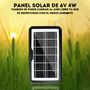 Linterna Solar Multifunción Con Bombillos Led Power Bank C12