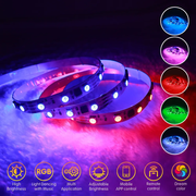 Cinta Luz Led Rgb Flexible 5 Mts Wifi Alexa Control Remoto