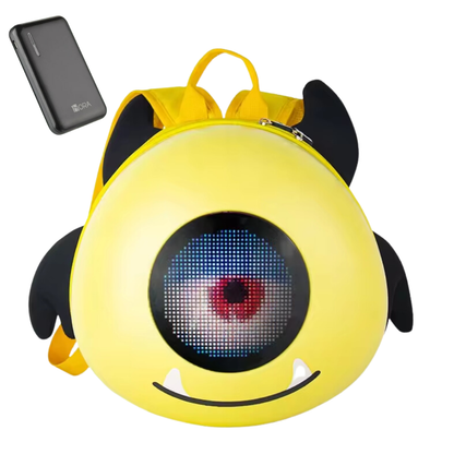 🎒✨Maleta Para Niños Con Pantalla Led Monsters In + Power Bank🌈