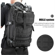 Morral Maleta Táctica De Asalto Expandible Capacidad 35lts