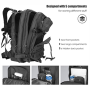 Morral Maleta Táctica De Asalto Expandible Capacidad 35lts