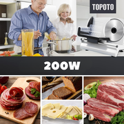 Rebanadora De Carne Cortadora Eléctrica De Alimentos De 200w