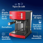 Maquina Para Hacer Cafe Expreso Capuchino Oster Prima Latte