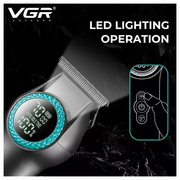 Patillera Recargable Recortadora Para La Barba Vgr V990 Led