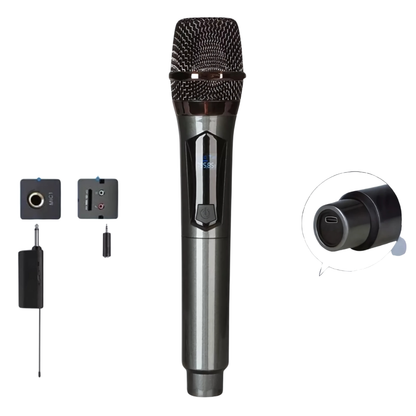 Microfono Inalambrico Profesional Dx-u801 Con Receptor Uhf
