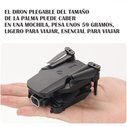 Drone Wifi Cámara Hd Estabilizador De Vuelo E88  Doble Batería