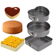 Moldes Para Tortas X3 Pcs Con Kit De Pastelería 66 Pcs Combo