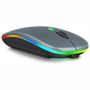 Mouse Inalámbrico Recargable Led De 2.4 Ghz Bluetooth Weibo