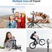 Palo Selfie Stick Con Tripode Bluetooth Control Remoto