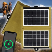 Panel Solar Portatil Para Camping Cl670 Con Estuche 7w