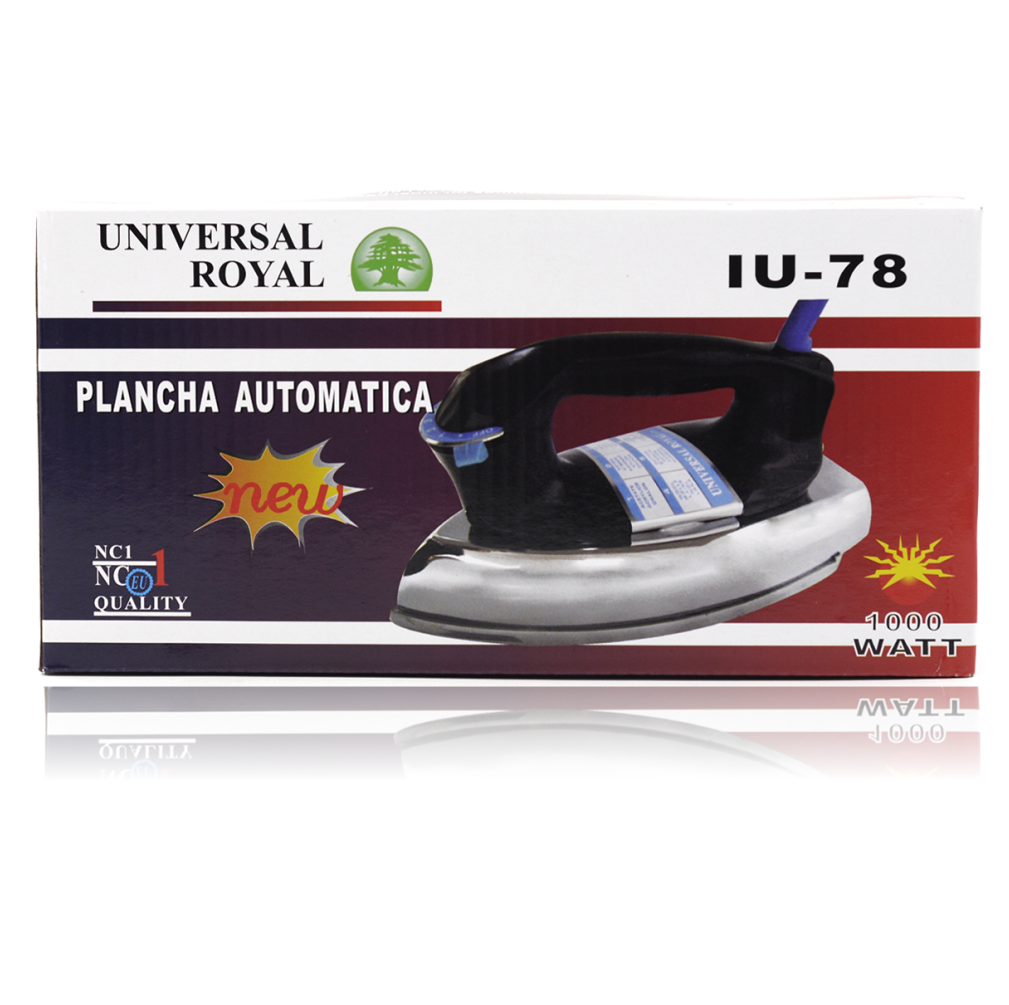 Universal Ropa Plancha Para Ropa Automática Universal Royal Iu-78 – TecnoHogarJS