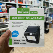 Lampara Solar Exteriores Con Sensor De Movimiento Cclamp 108