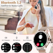 Reloj Inteligente Smartwatch Para Mujer Diamond Doble Pulso