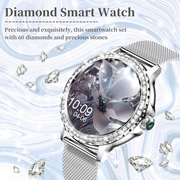 Reloj Inteligente Smartwatch Para Mujer Diamond Doble Pulso