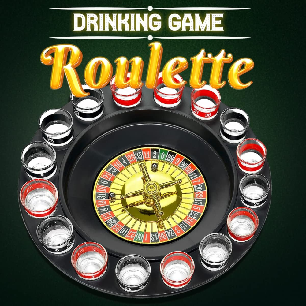 🎉🔥Ruleta Juego De Shots 16 Copas Glass Drinking🥳🍻
