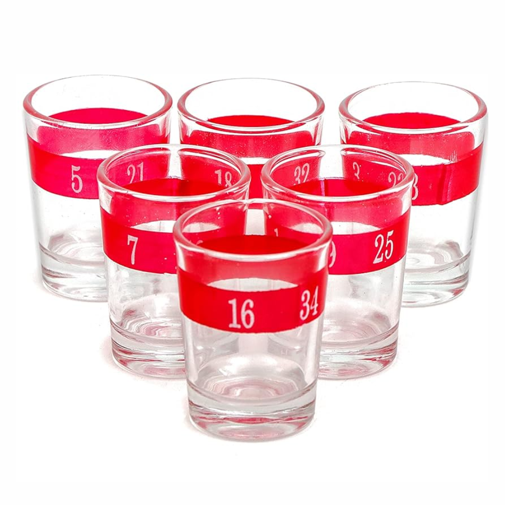 🎉🔥Ruleta Juego De Shots 16 Copas Glass Drinking🥳🍻