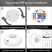 Sensor De Movimiento Inteligente 3 Unidades Alexa Tuya Smart