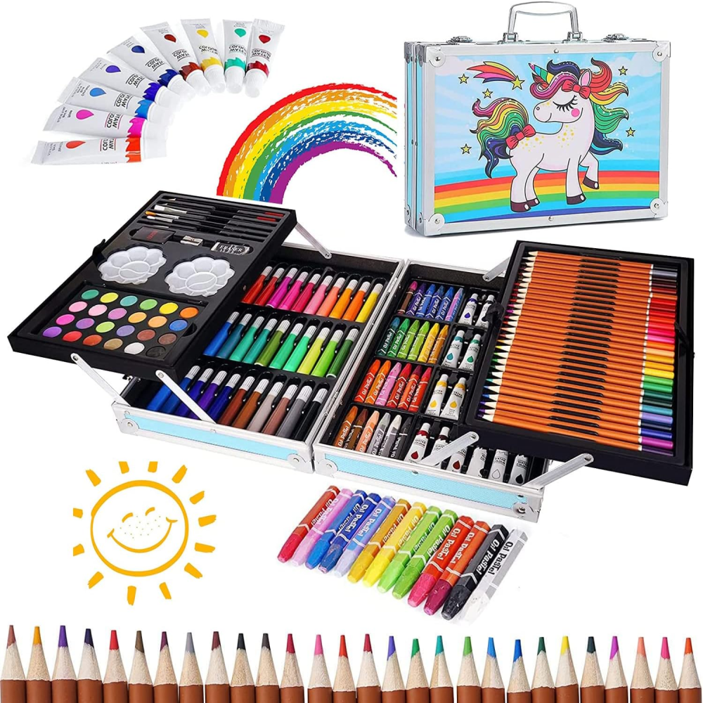 Savings and offers available Arte Kids AQP - 🌈 🖌️🎨Kit de pintura para  niños, kit de pintura