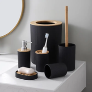 Utensilios Para Baño Organizador Con Dispensador De Jabon X6