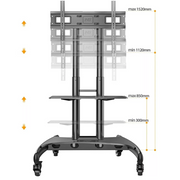 Soporte Para Televisor De 32-75 Pulgadas Rack Pedestal 1500