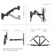 Soporte Para Monitor Ajustable 17 A 35 Pulgadas Nb F150