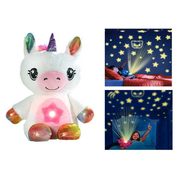 Peluche Star Belly Proyector De Luces 6 Colores Recargable