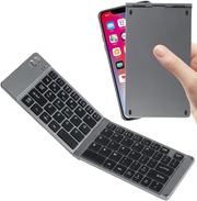 Teclado Inalambrico Bluetooth Plegable Para Pc Cel Letra Ñ