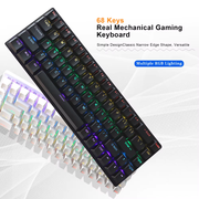 Teclado Semi Mecanico Tecla Cambiable Rgb Cel Y Pc Letra Ñ