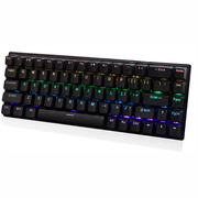 Teclado Semi Mecanico Tecla Cambiable Rgb Cel Y Pc Letra Ñ