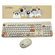 Como Teclado Weibo Animado Mecanico Tecla Cambiable Wb216