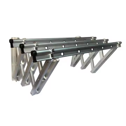 🧺Tendedero De Ropa Metalico Retractil 3 Tubos 1 Metro Ancho 🌞