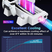 Base Refrigerante Ps5 Indicador Led De Carga Y Temperatura