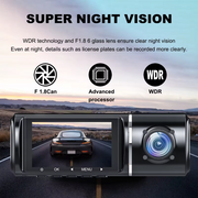 Camara 3 En 1 Para Carro Fullhd Vision Nocturna Interior Exterior