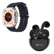 Smartwatch Serie 8 Ultra K800 Reloj Inteligente + Audífonos