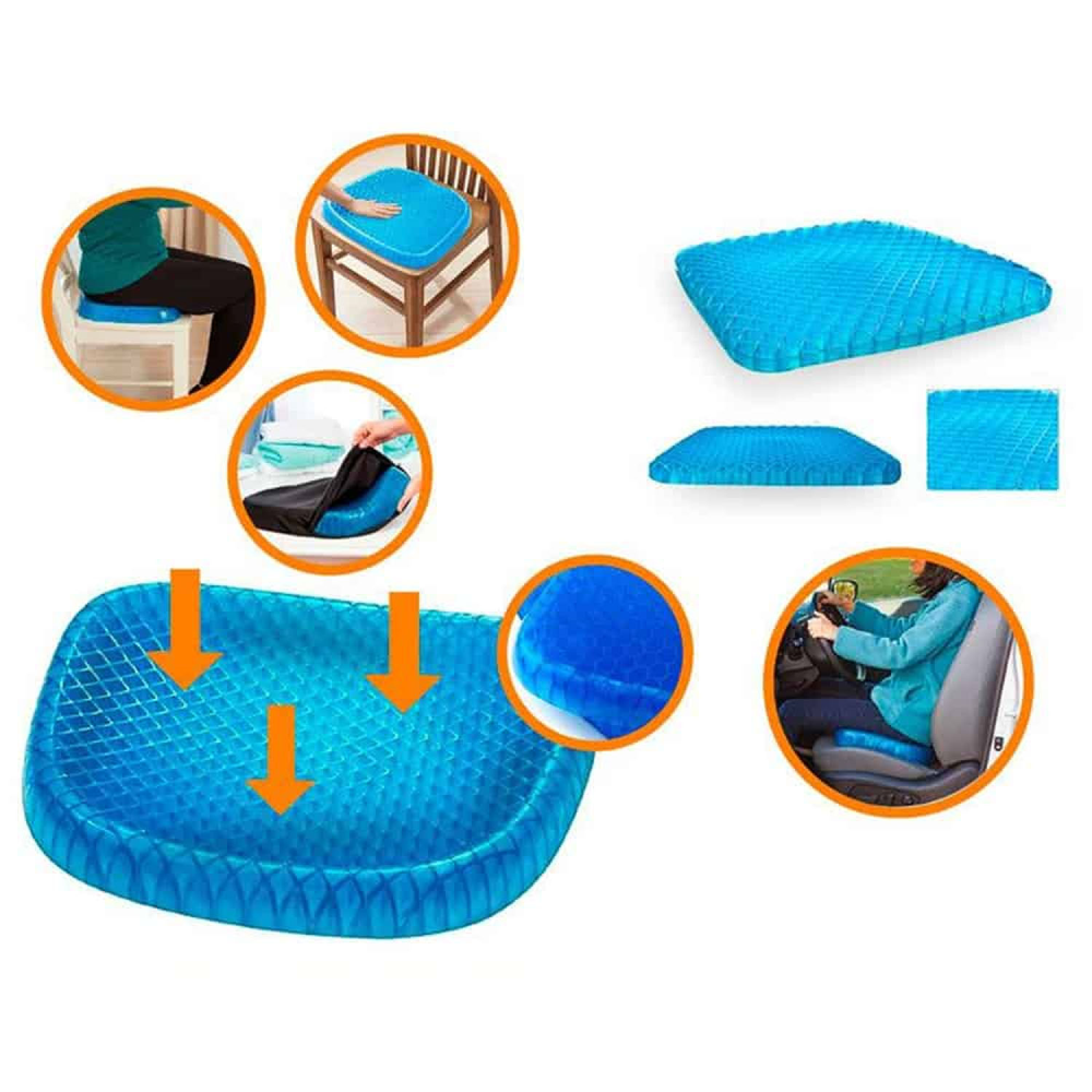 Cojín Almohada Para Silla Asiento En Silicona Ergonómico