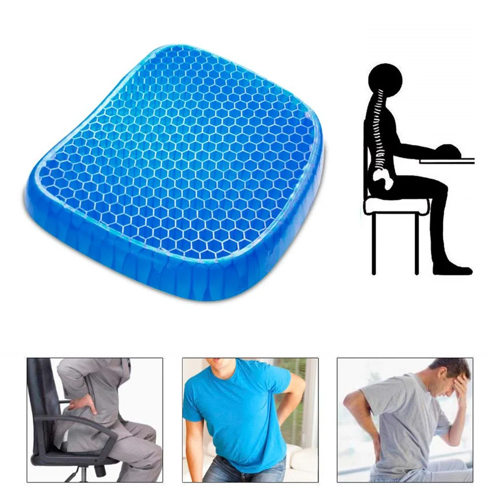 Cojín Almohada Para Silla Asiento En Silicona Ergonómico