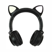 Audífonos Bluetooth Orejas De Gato Para Niños