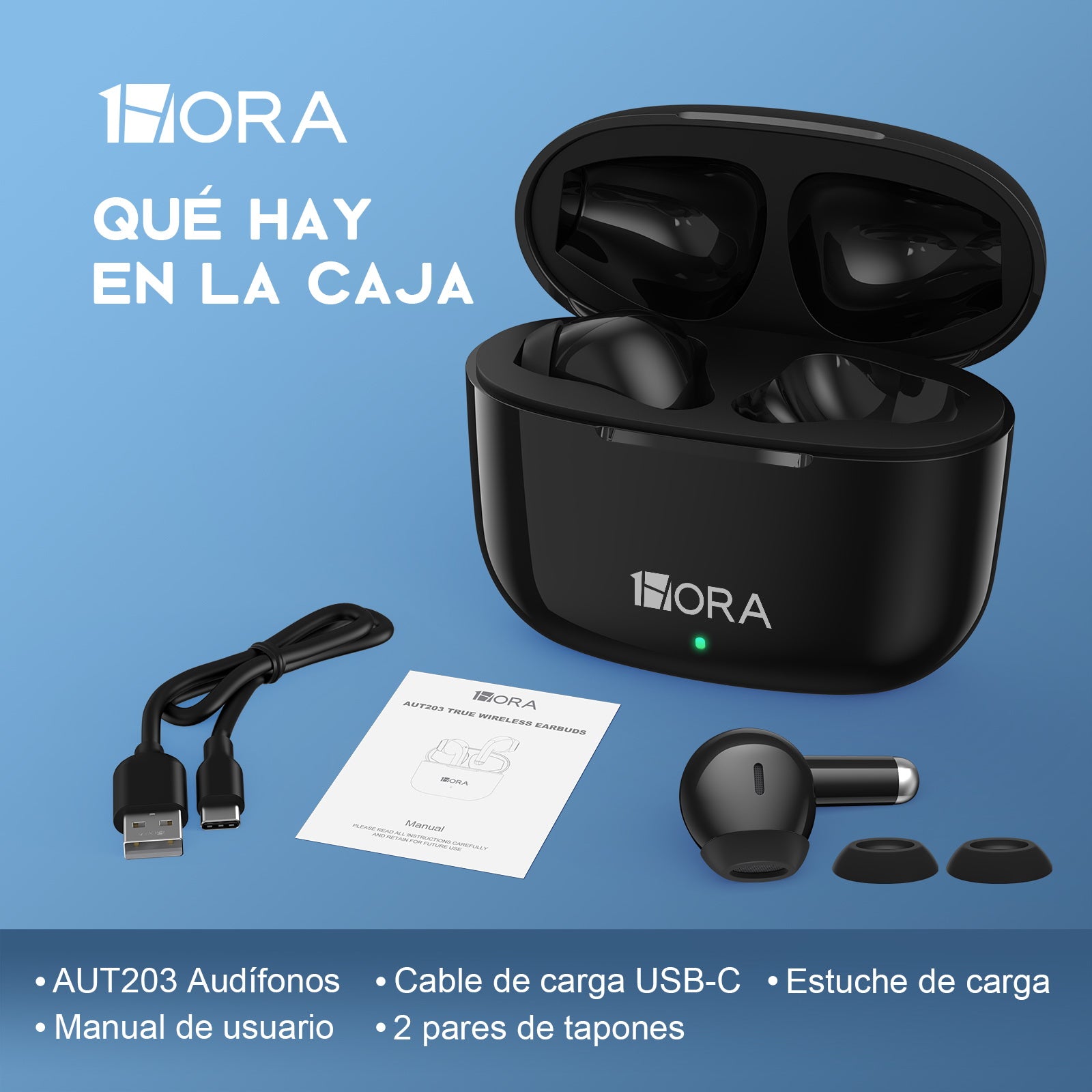 Aud fonos In ear Bluetooth 6 Horas De Bater a Aut203 1hora