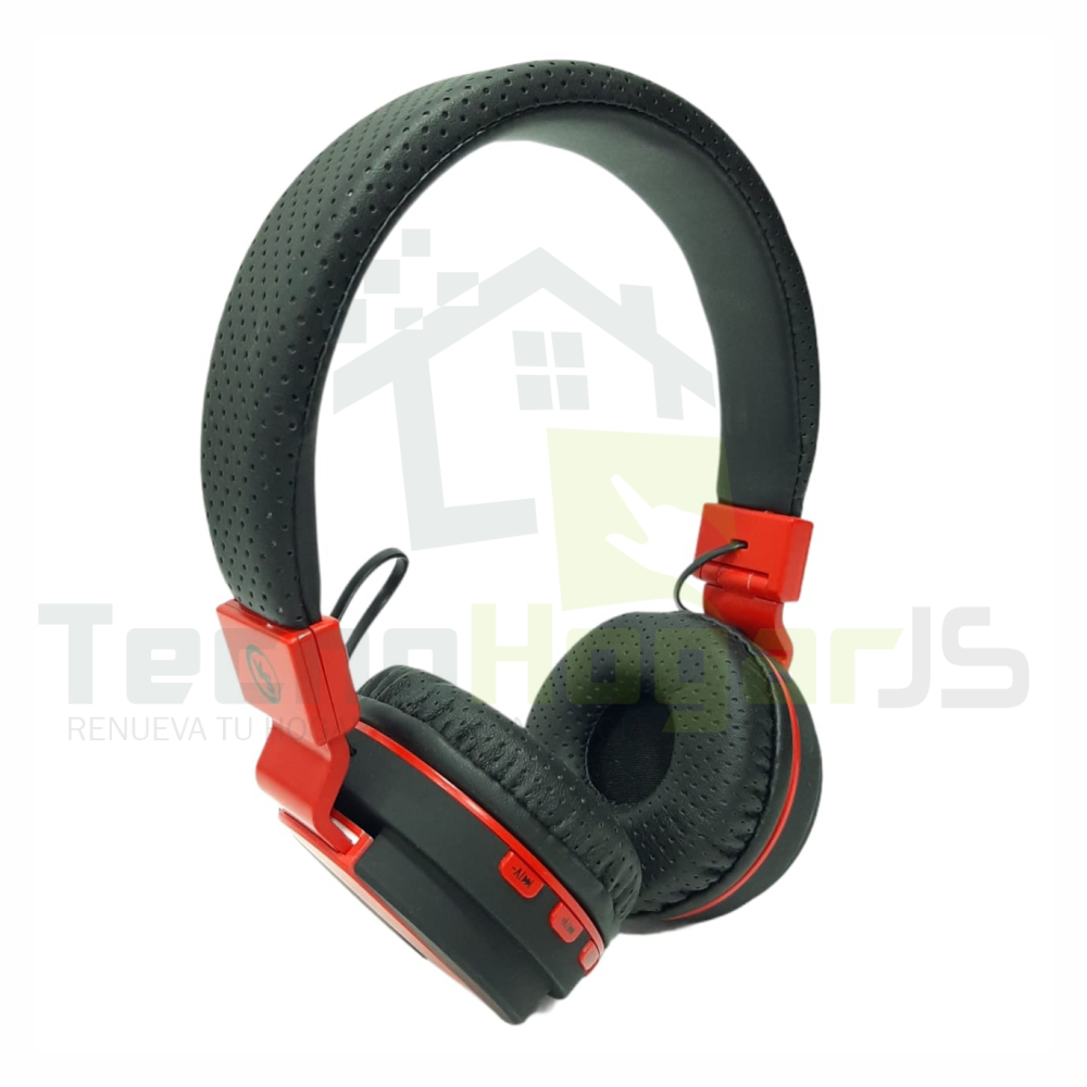 Feng-Bin Auriculares bluetooth, teléfono estéreo bass pesado para la  cabeza, auriculares grandes inalámbricos de alta fidelidad (Color : Rojo) :  : Electrónica
