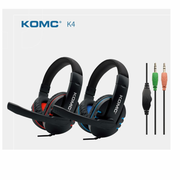 Audífonos Diadema Luces Led Micrófono Komc K4