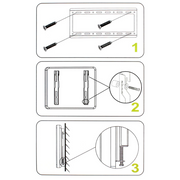 Soporte Tv Pared Fijo 14 - 42 Pulgadas Resistente Ajustable