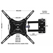 Base Para Tv De 14 Hasta 55 Pulgadas