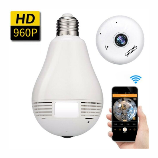 Cámara De Seguridad Wifi Tipo Bombillo 960p App V380