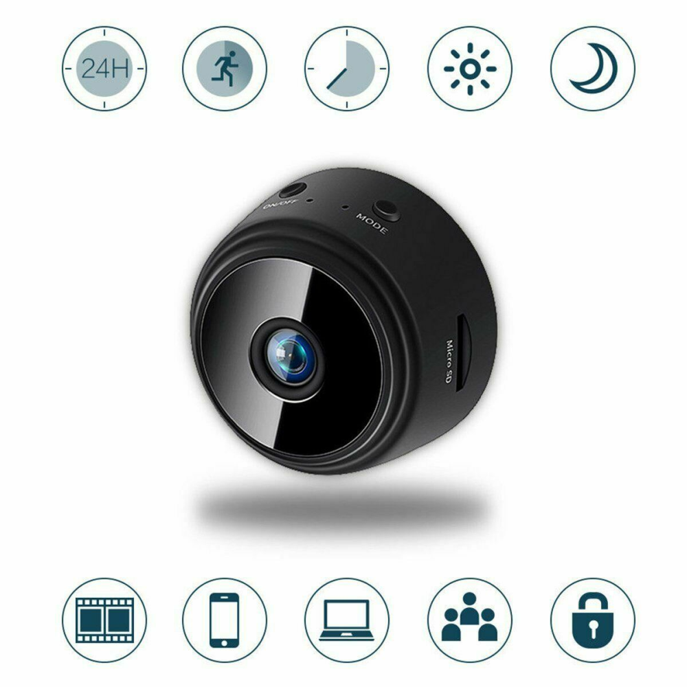 Mini cámara espia 1080p a9 wifi + memoria 32 gigas GENERICO
