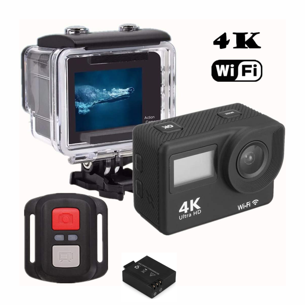 GENERICO Camara Deportiva 4K Wifi Accesorios Control