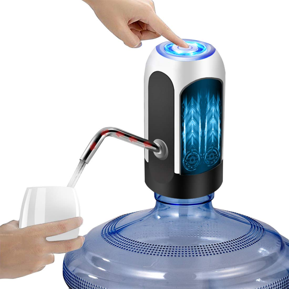 Dispensador De Agua Para Botellón Digital Recargable Táctil – TecnoHogarJS