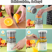 Exprimidor De Naranjas Eléctrico Frutas Recargable Multifunción